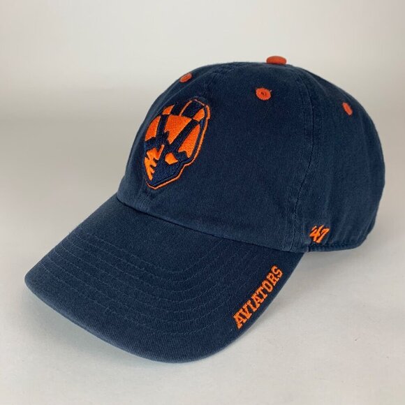 Las Vegas Aviators MiLB Navy Blue 47 Brand Clean Up Relaxed Fit Strapback Hat - Picture 1 of 6